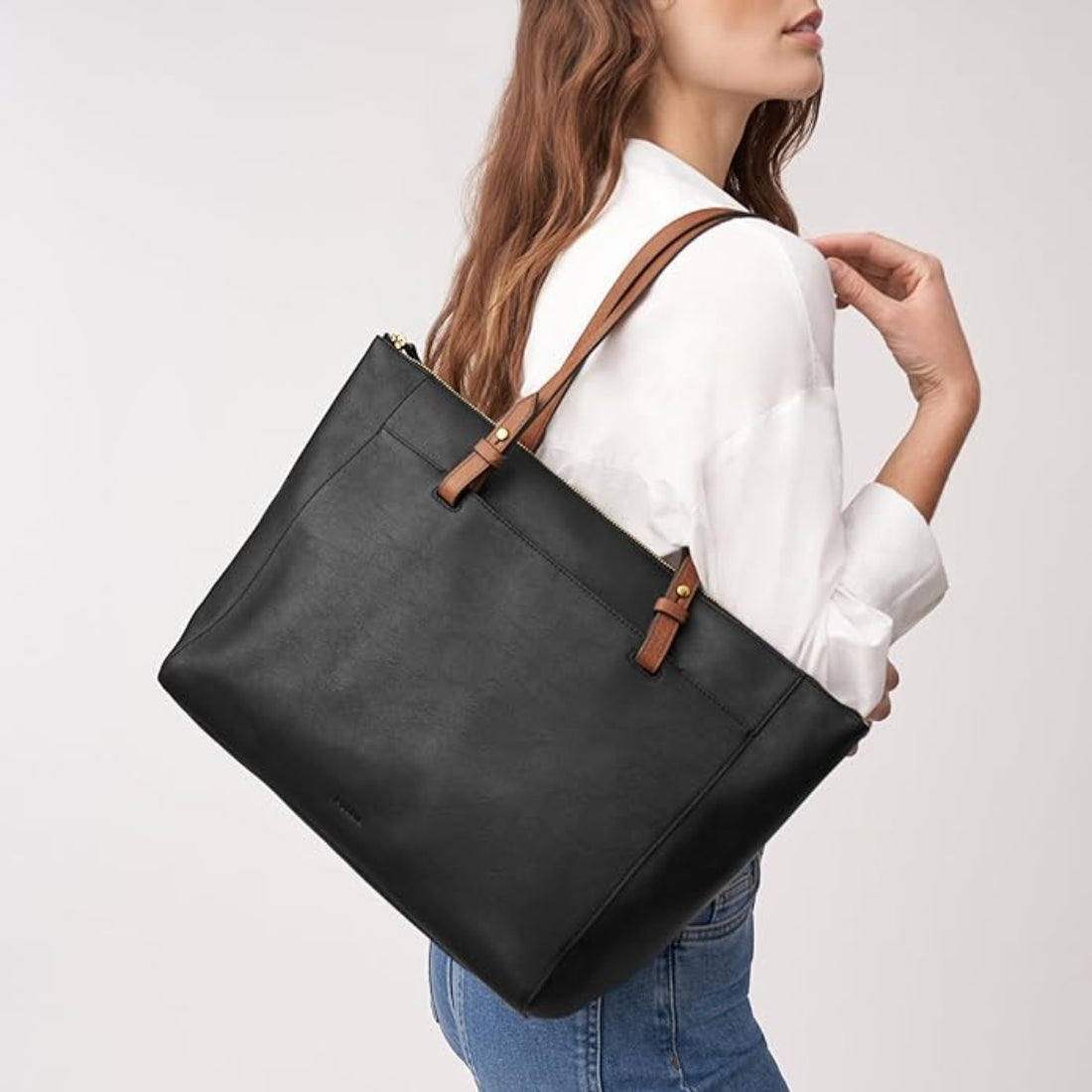 Vogue Leather Tote Bag for Women's Laptops – montexoo - Main Image