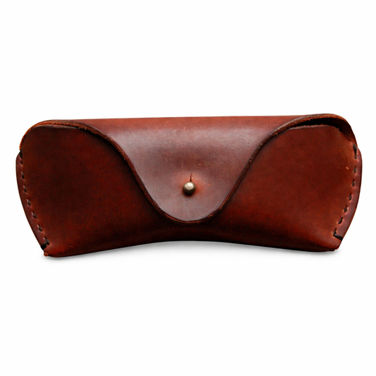Classic Genuine Leather Glasses Case