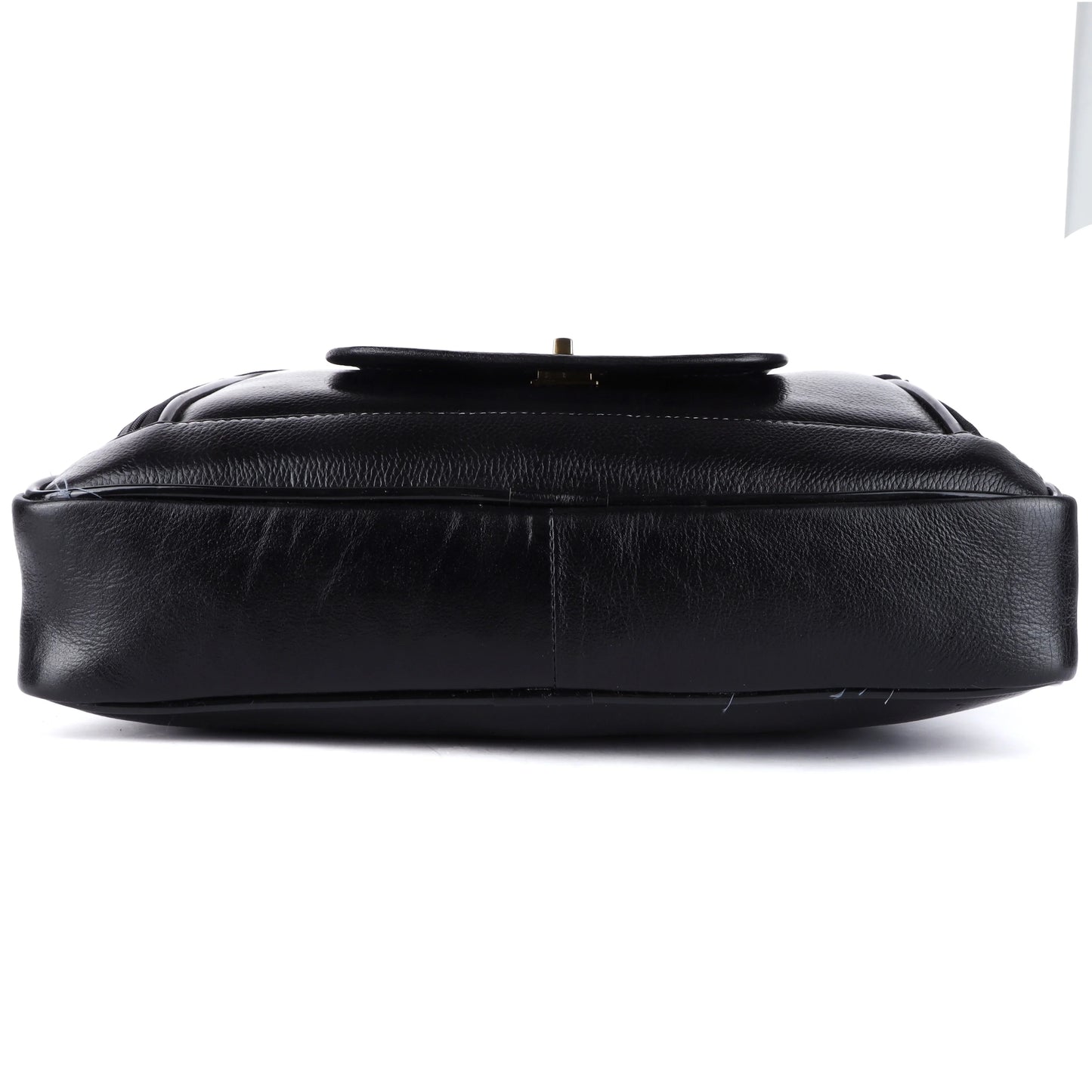 Genuine Leather BLACK Messenger Bag