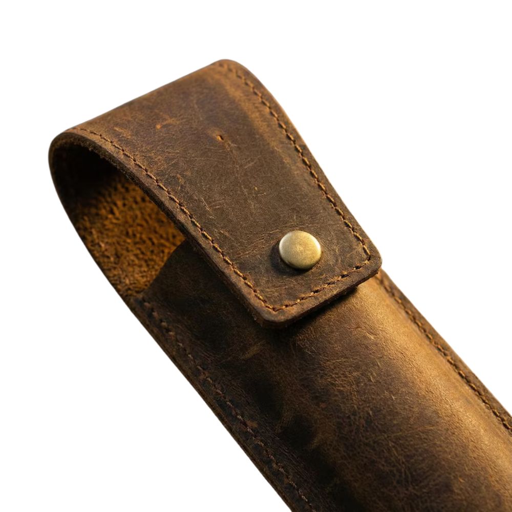 Handcrafted Leather Pen Holder