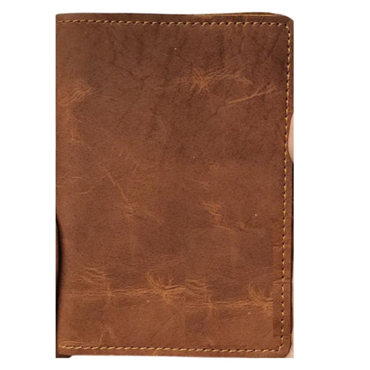 Handmade Men’s Brown Leather Passport Holder