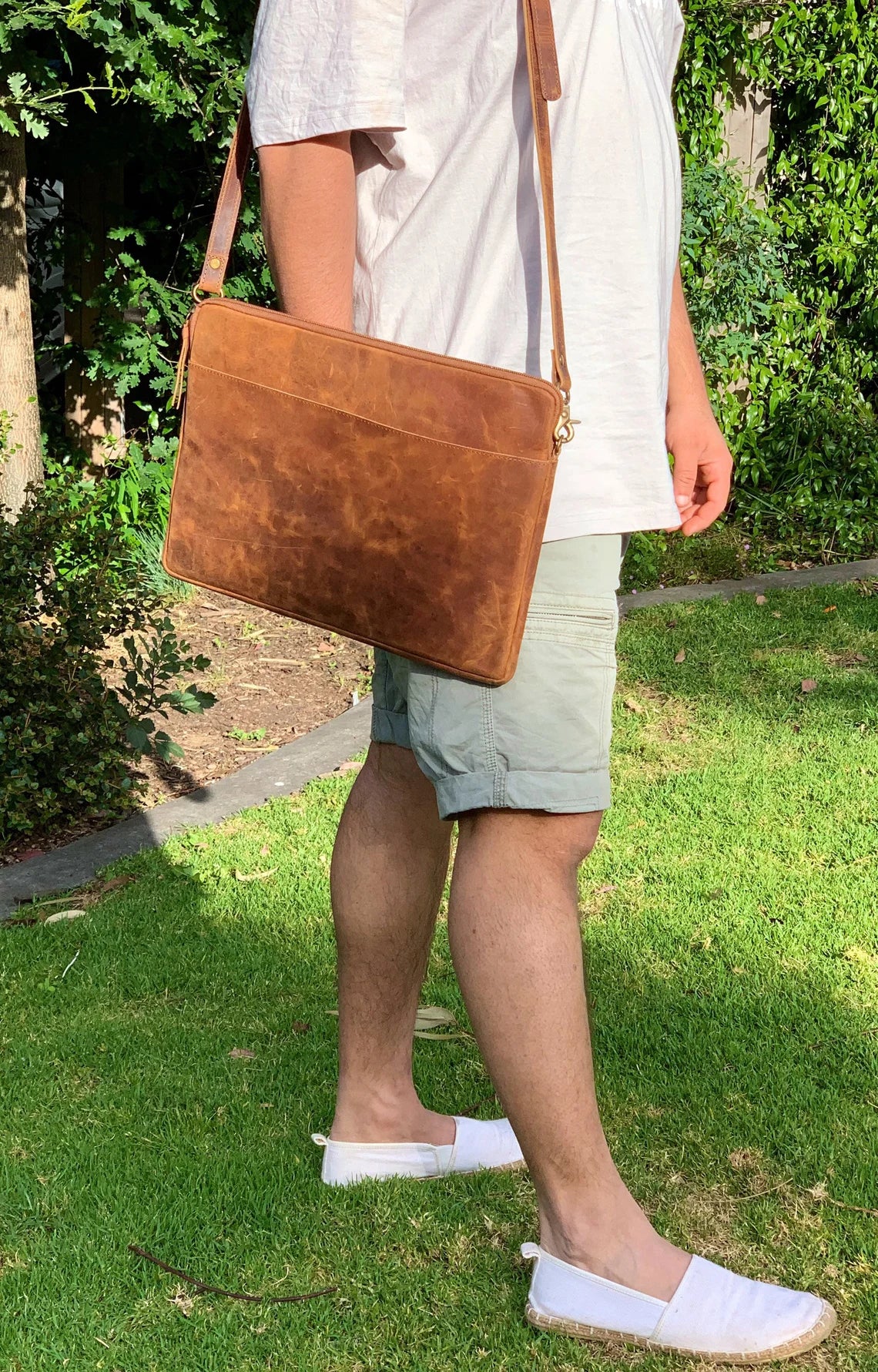 Handmade Genuine Leather MacBook Sleeve Case