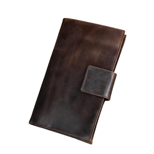 Men’s Buff Leather Passport Organizer Wallet