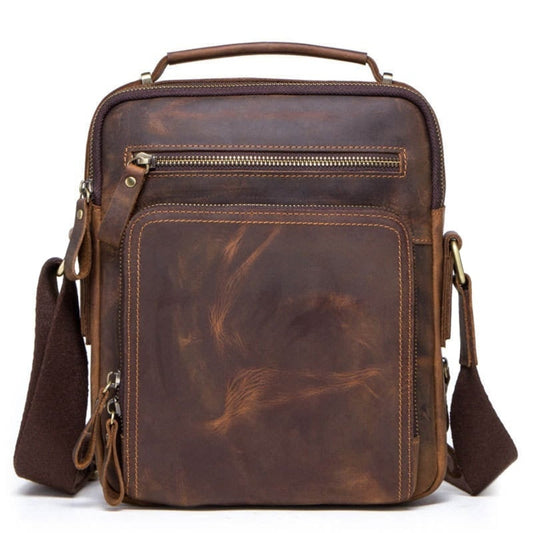 Men’s Vintage Genuine Leather Crossbody Bag