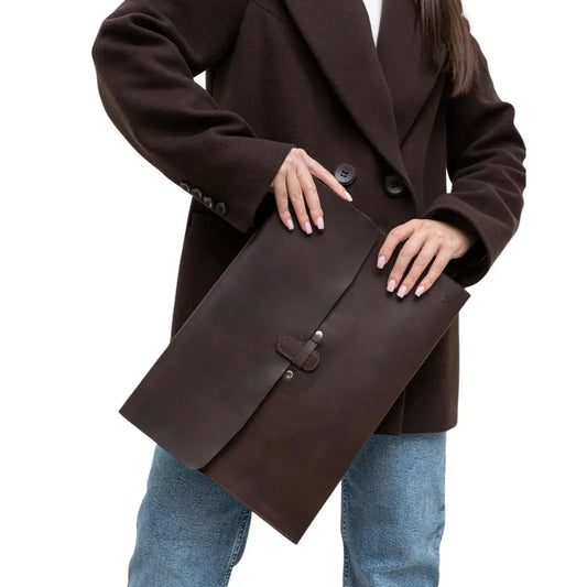 Premium Leather Laptop Sleeve Bag
