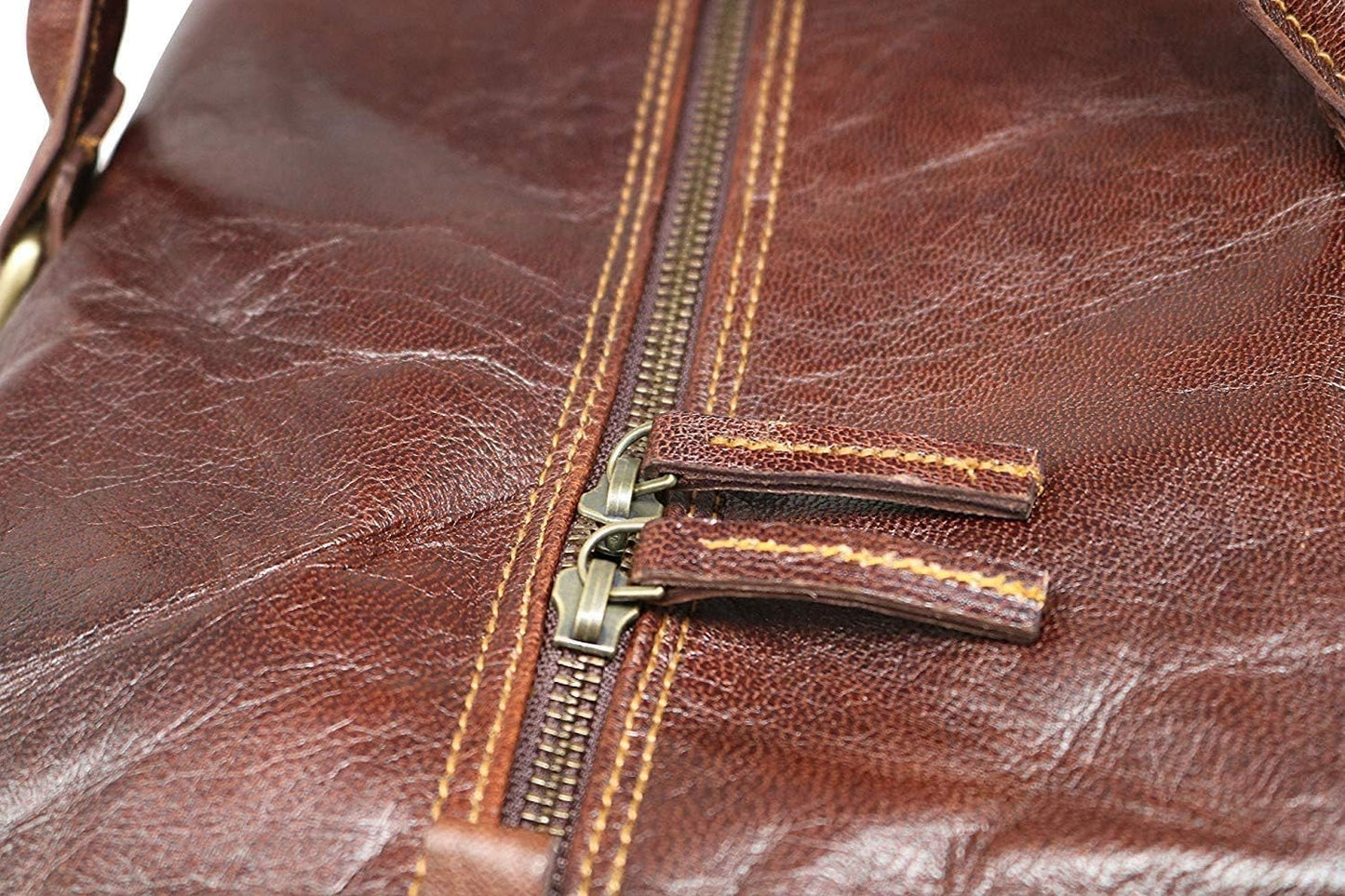 Refined Traveler Brown Duffle Bag