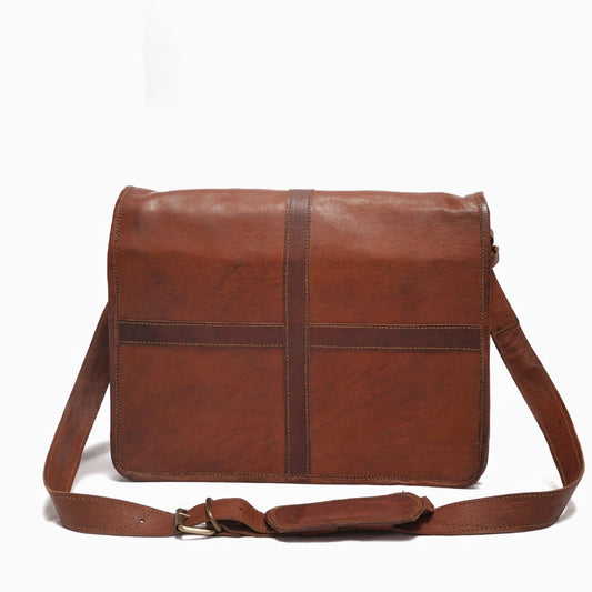 Wanderlust Leather Bag for Men Women
