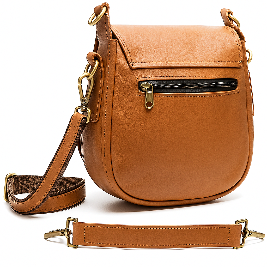 Women's Small Leather Crossbody Purse – Vintage Shoulder & Travel Sling Bag