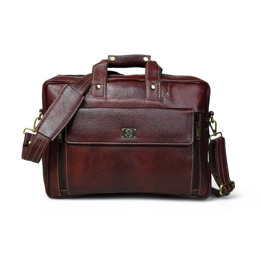 Zenith Leather Laptop Messenger Bag
