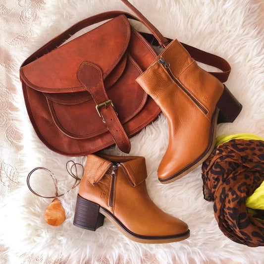 Leather Crossbody Travel Purse Trendy For Girl's