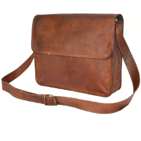 Expandable Laptop Flap Messenger Bag