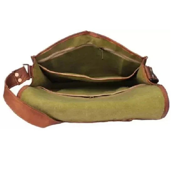 Expandable Laptop Flap Messenger Bag