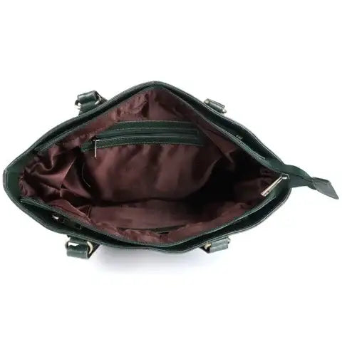 Genuine Leather Brown Women's Tote Handbag