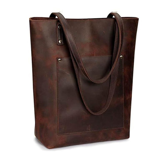 Genuine Leather Casual Tote Bag