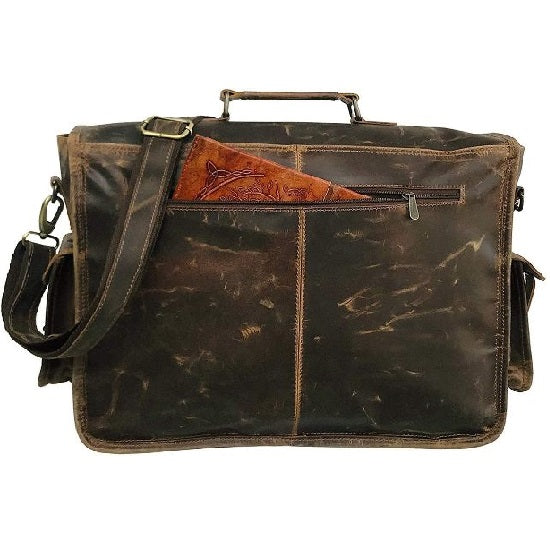 Genuine Leather Full Grain Messenger Bag