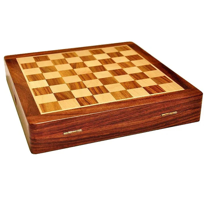Handmade Wooden Magnetic Chess Board Foldable Set