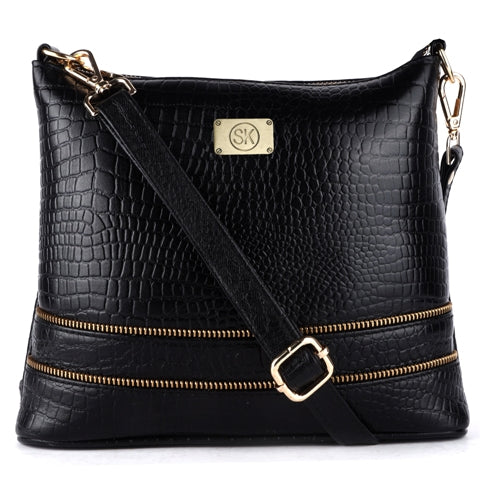 Leather Handbag with Adjustable Strap