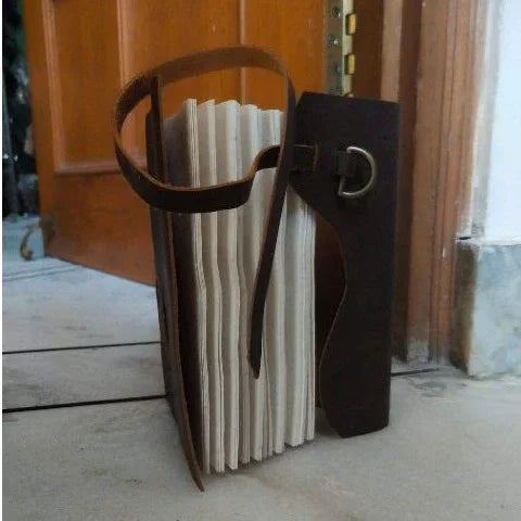 Leather Journal Writing Bound Journal With Pencil