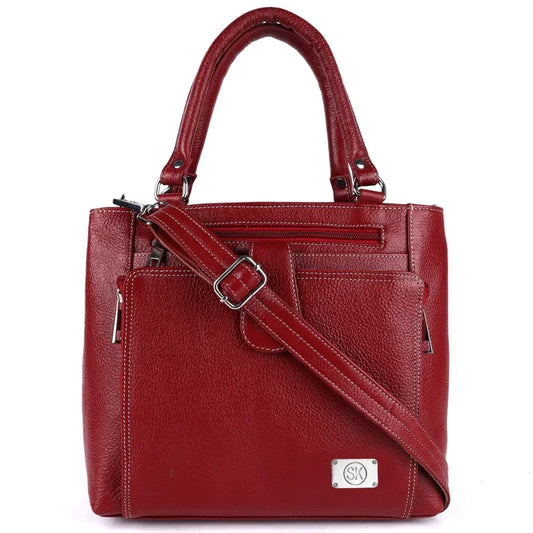 Leather Shoulder Tote Purse Top Handle Satchel