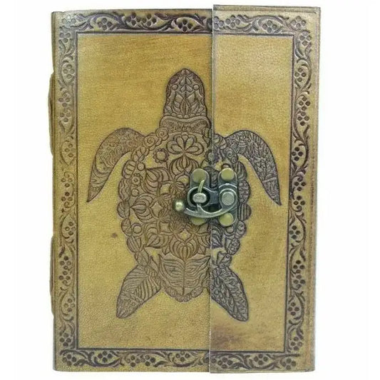 Vintage Leather Journal Notebook (Tortoise)