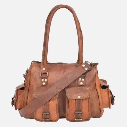 Vintage Leather Long Lasting Tote Bag
