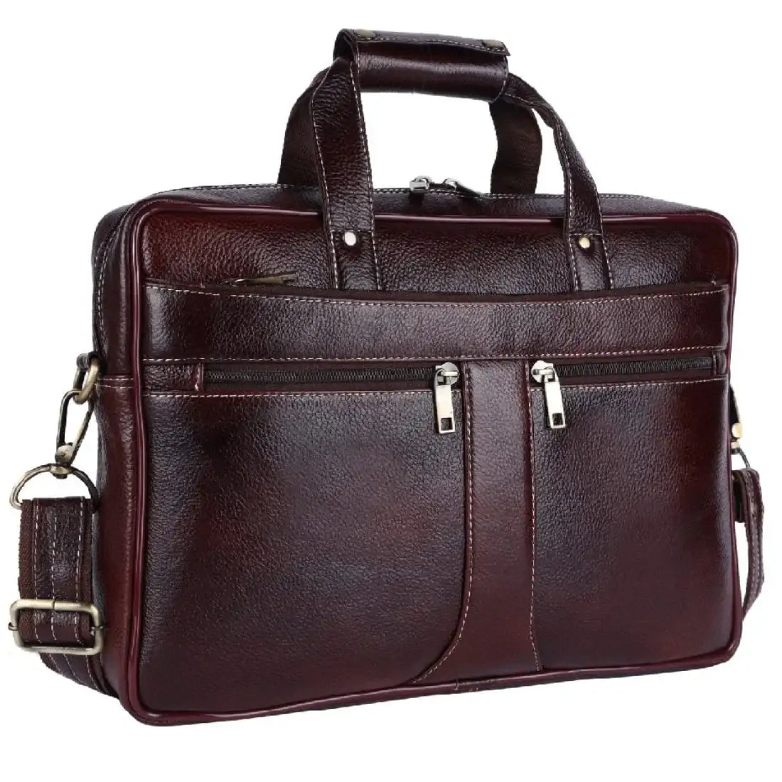 Mcm Handtasche Retro Umhängetasche Herren Leather Briefcase 18 Inch Laptop Messenger Bags For Men And Women