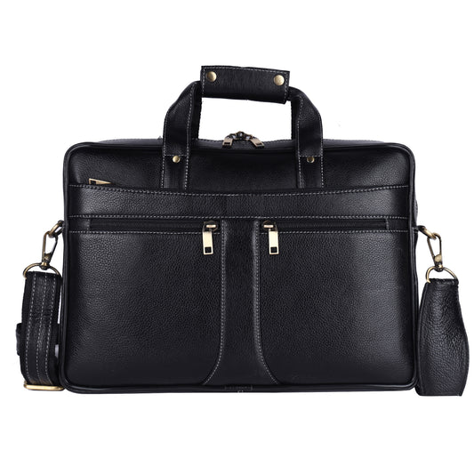 Leather Laptop Business Messenger Bag