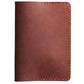 Brown Leather Passport Holder Travel Wallet Case
