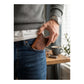 Slim leather wallet in front pocket for men everyday carry minimalist card holder usage
