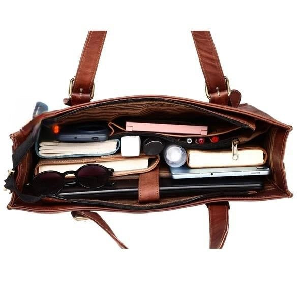 Eminent Leather Laptop Tote Bag