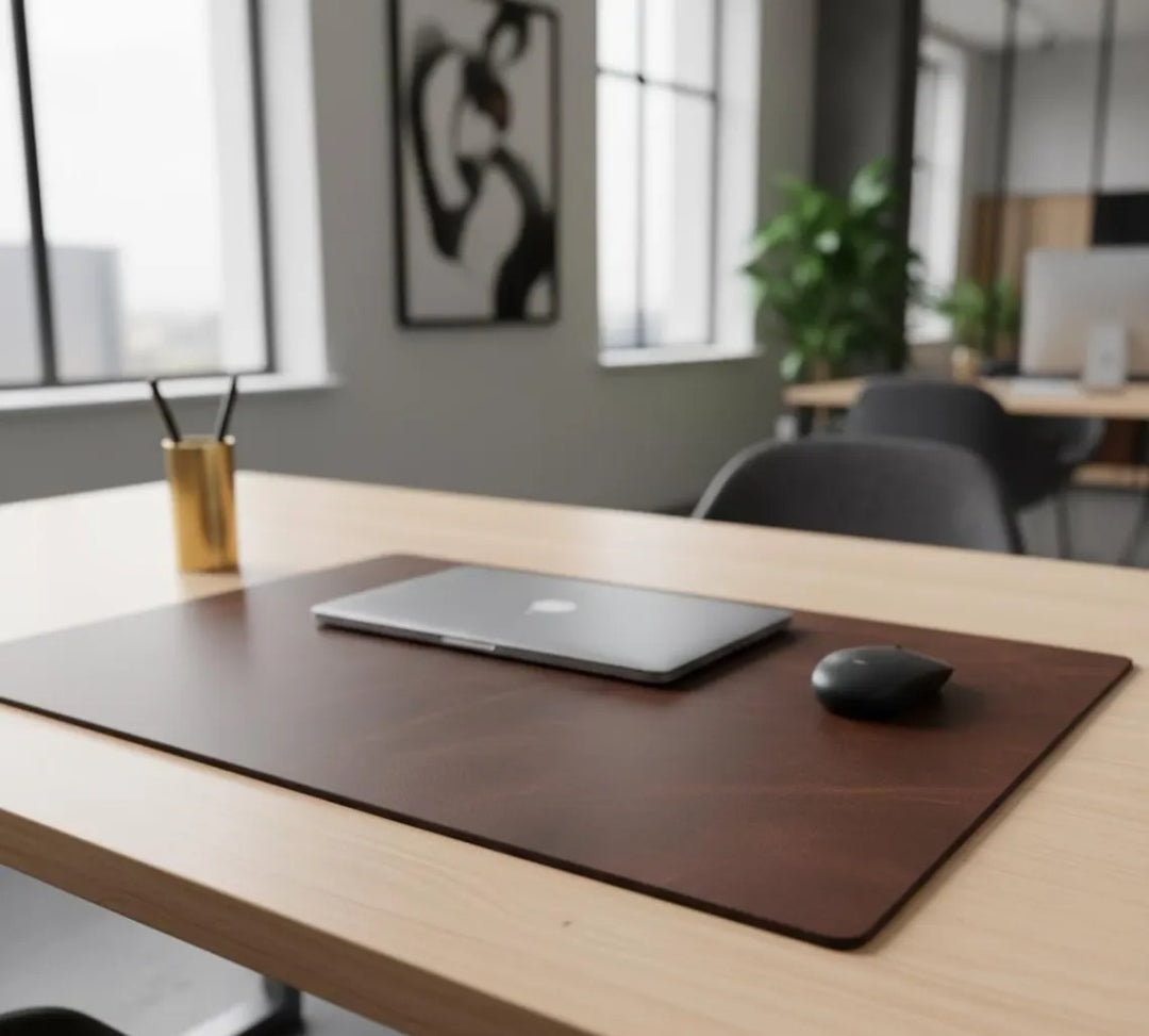 Genuine Handcrafted Leather Desk Mat