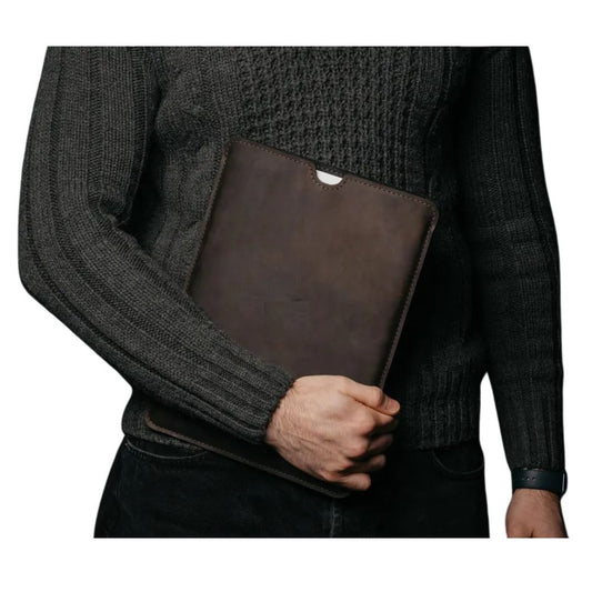 Genuine Leather Laptop Sleeve Bag for MacBook