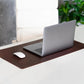 Genuine Leather Slim Brown Desk Mat Office Desk Pad