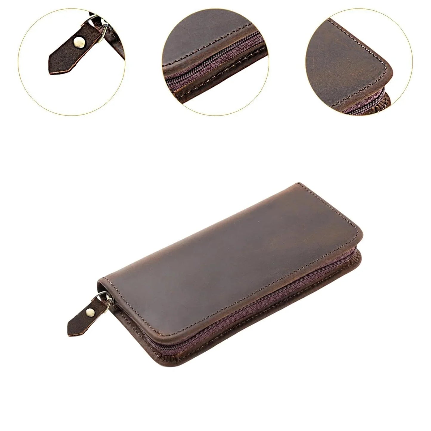 Genuine Leather Pen Case – Fountain Pen Organizer