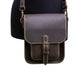 Handcrafted Men’s Brown Leather Crossbody Bag