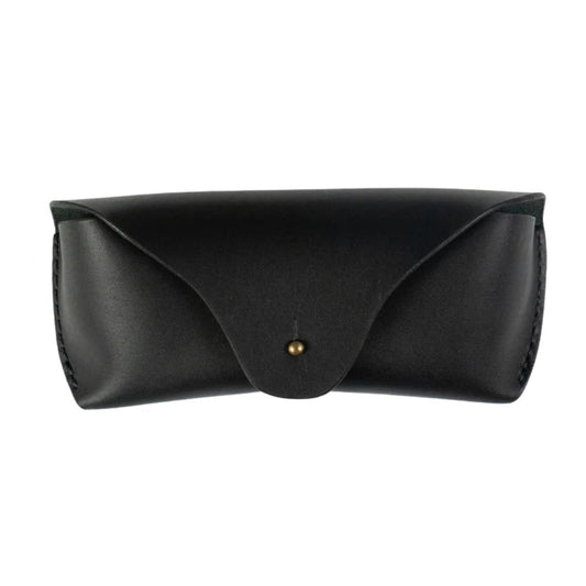 Handmade Genuine Leather Sunglass Case – Black