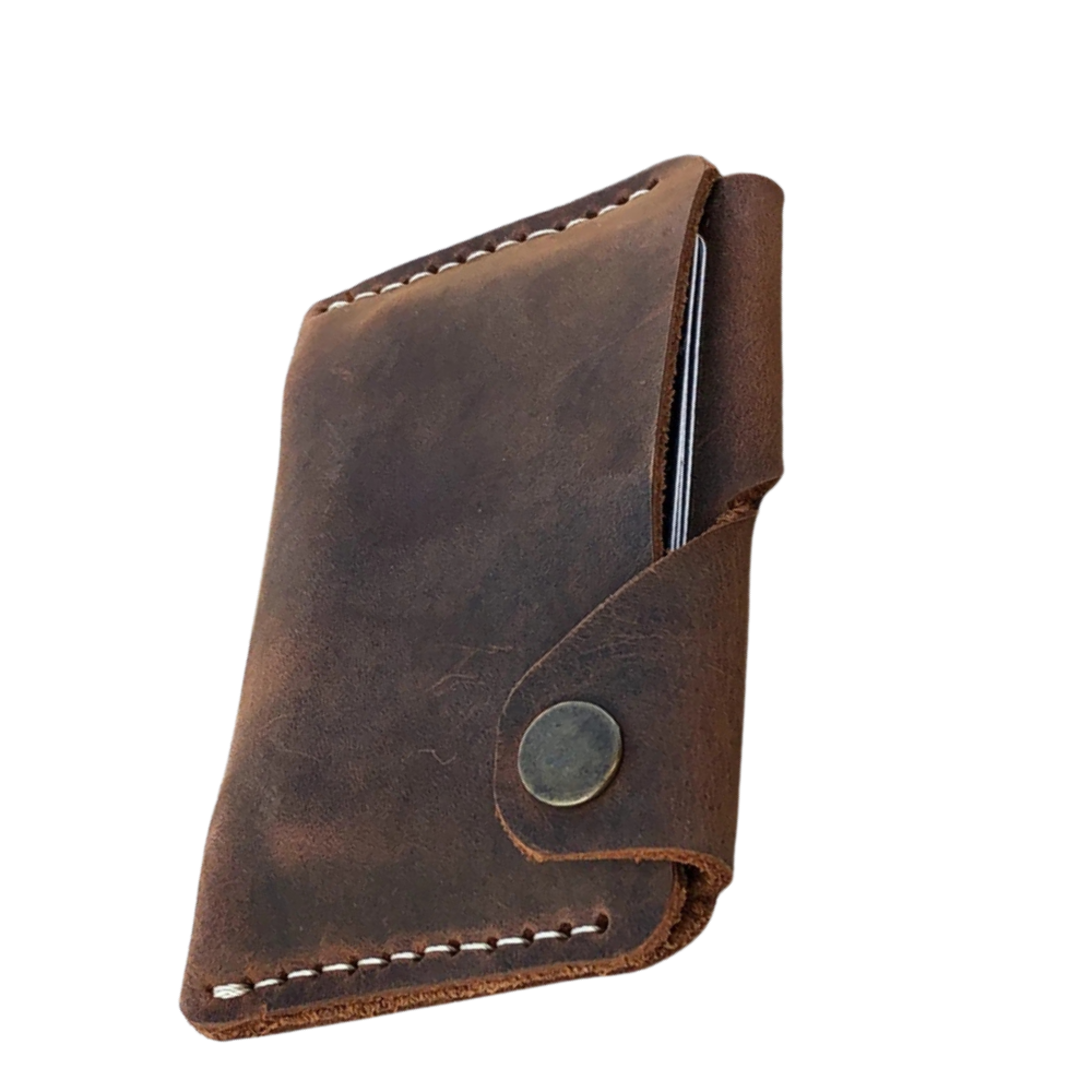 Handmade Leather Card Holder Wallet