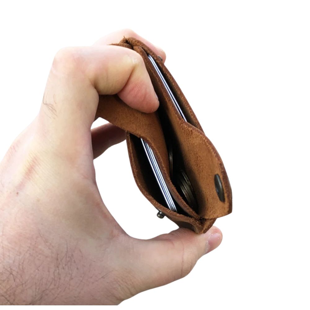 Handmade Leather Card Holder Wallet