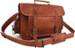 Handmade Vintage Leather DSLR Camera Bag – Brown Messenger Satchel, Removable Crossbody