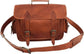 Handmade Vintage Leather DSLR Camera Bag – Brown Messenger Satchel, Removable Crossbody