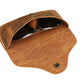 Handmade Vintage Slim Leather Sunglasses Case – Brown