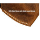 Handmade Vintage Slim Leather Sunglasses Case – Brown