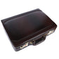 Classic Mahogany Leather Briefcase Bag