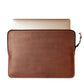 Leather MacBook Case with Felt Laptop Sleeve