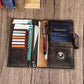 Men’s Buff Leather Passport Organizer Wallet