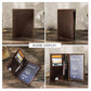 Men’s Full Grain Leather Passport Holder with 4 Card Slots