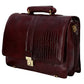 Men’s Genuine Croc Brown Leather Laptop Messenger Bag