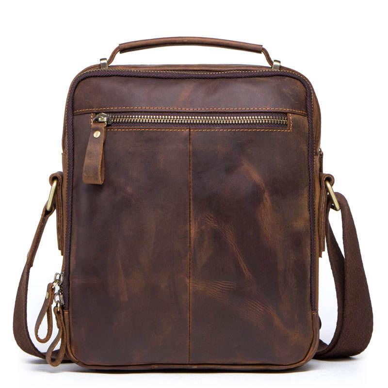 Men’s Vintage Genuine Leather Crossbody Bag