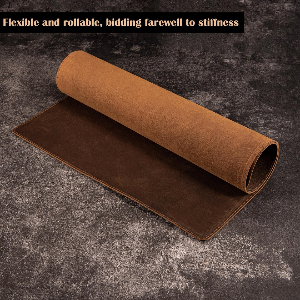 Vintage Leather Desk Mat