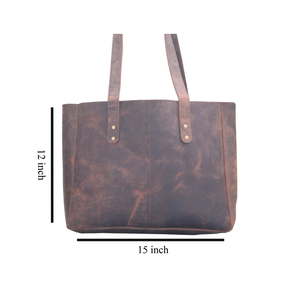 Aurelio Vintage Leather Tote Bag